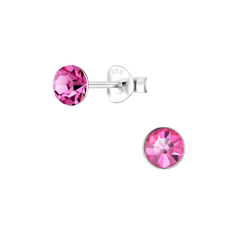 ALEXANDER YORK Ohrstecker-Set CRYSTAL, 8-tlg, 925 Sterling Silber – Bild 3 von 5