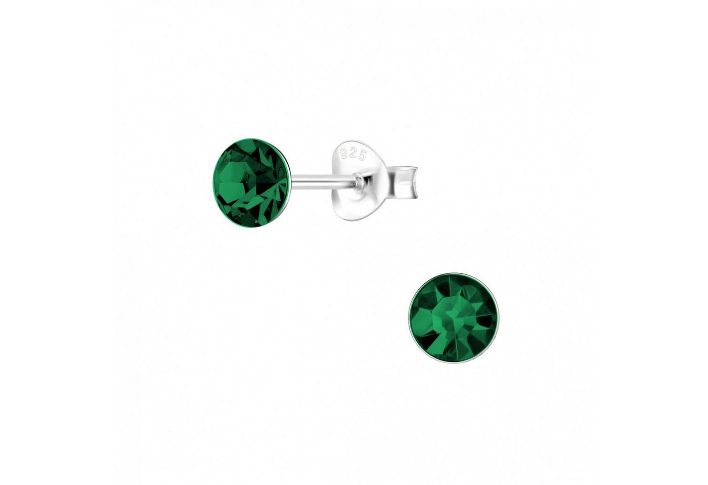 ALEXANDER YORK Ohrstecker-Set CRYSTAL, 8-tlg, 925 Sterling Silber – Bild 4 von 5