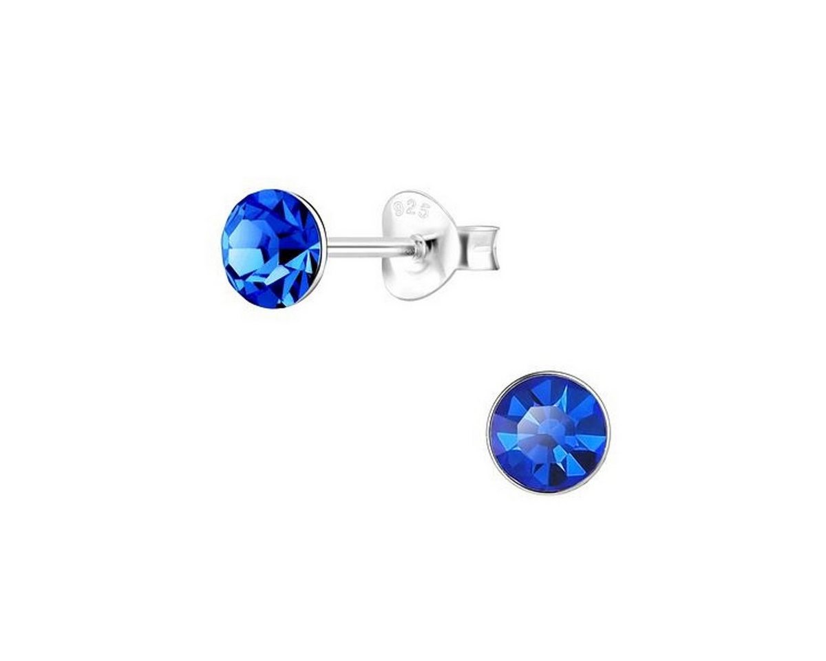 ALEXANDER YORK Ohrstecker-Set CRYSTAL, 8-tlg, 925 Sterling Silber – Bild 5 von 5