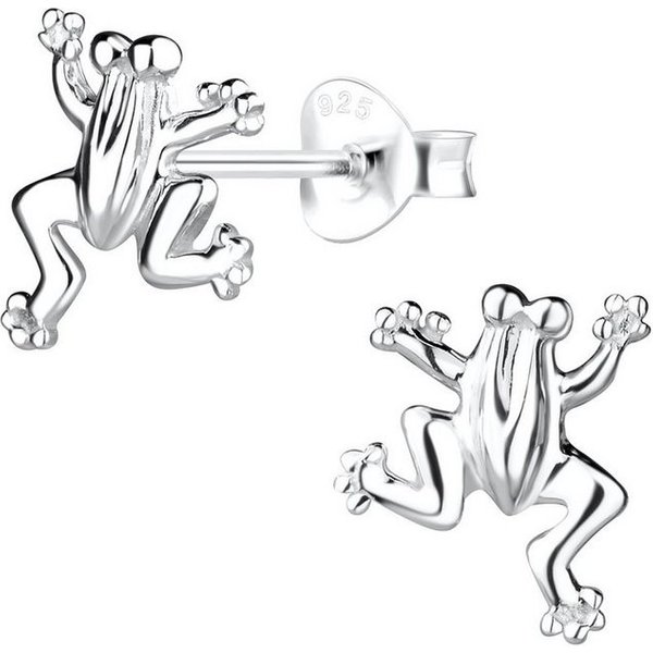 ALEXANDER YORK Paar Ohrstecker FROSCH, 2-tlg. (Ohrstecker), 925 Sterling Silber