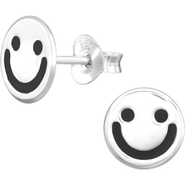 ALEXANDER YORK Paar Ohrstecker SMILEY, 2-tlg., 925 Sterling Silber