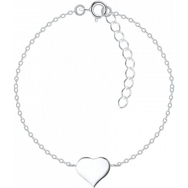 ALEXANDER YORK Silberarmband HERZ, 925 Sterling Silber