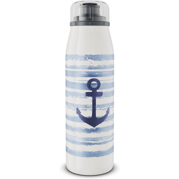 Alfi Isolierflasche KIDS ISO BOTTLE, Edelstahlkörper, spülmaschinenfest, 12h heiß & 24h kalt, Trinköffnung mit konsistentem Trinkfluss