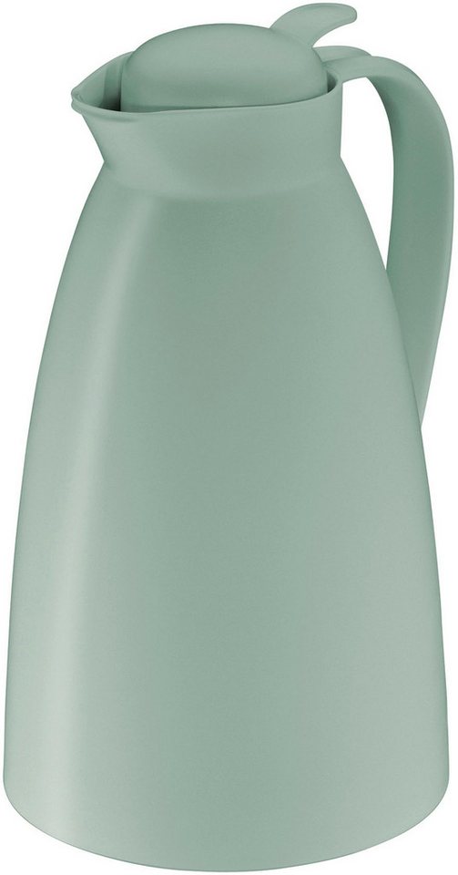 Alfi Isolierkanne ECO, mit Hartglaseinsatz, 1 l, (1-St), 12h heiß & 24h kalt, Drehverschluss mit bequemem Druckknopf – Bild 2 von 5