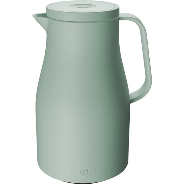 Alfi Isolierkanne NEO, mit Hartglaseinsatz und ergonomischem Griff, 1 l, (1-St), 12h heiß & 24h kalt, Drehverschluss mit bequemem Druckknopf