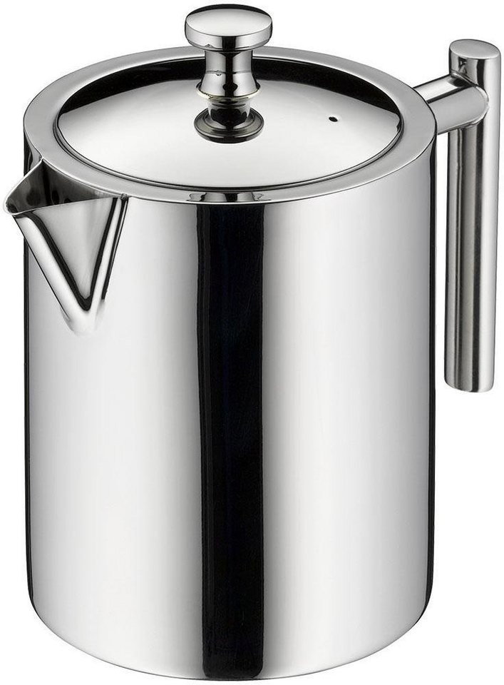 Alfi Teekanne TEA POT, Kanne aus Edelstahl, 0,6 l, (1-St), intergrierter Teefilter für losen Tee, festsitzender Deckel – Bild 3 von 5