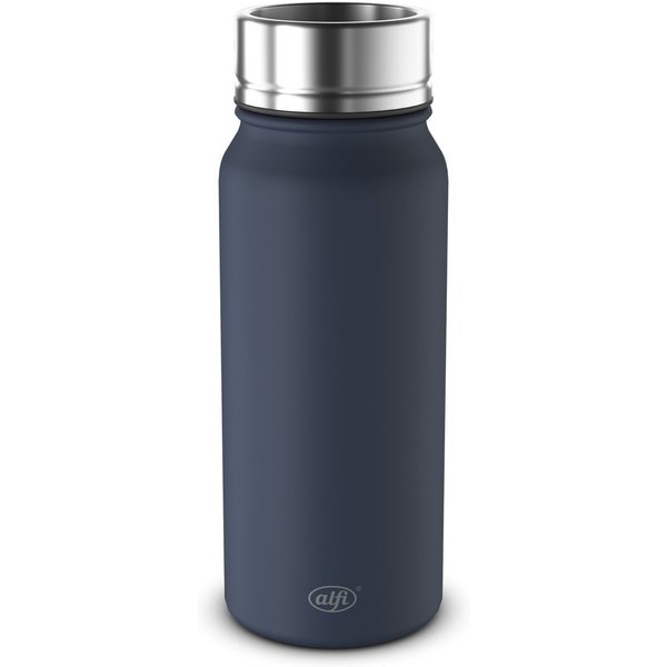 Alfi Thermobecher PURE DRINKING MUG, absolut dicht, spülmaschinenfest, 1-tlg., Edelstahl, Kunststoff, Silikon, 0,50l, 9h heiß & 18h kalt, mit Druckknopf, Pulver