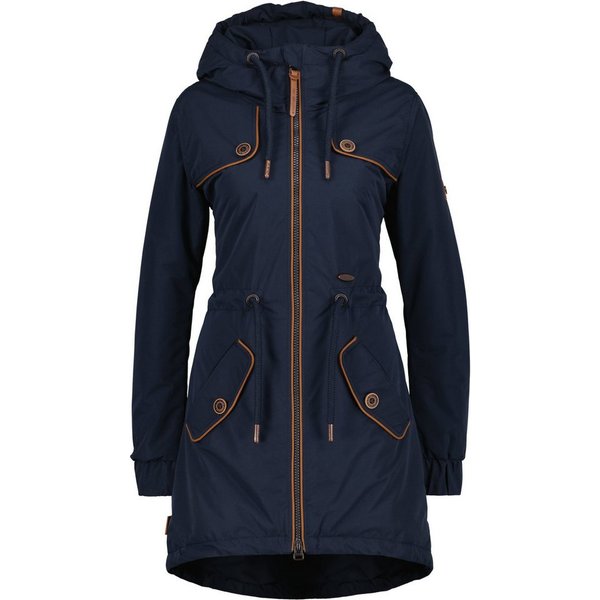 Alife & Kickin Funktionsparka CHARLOTTE II COAT CS mit hochschließendem Kragen und Kapuze