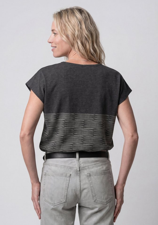 Alife & Kickin Rundhalsshirt FridaAK B vielseitiges Basic-Shirt mit Herzaufnäher und rundem Saum – Bild 3 von 5