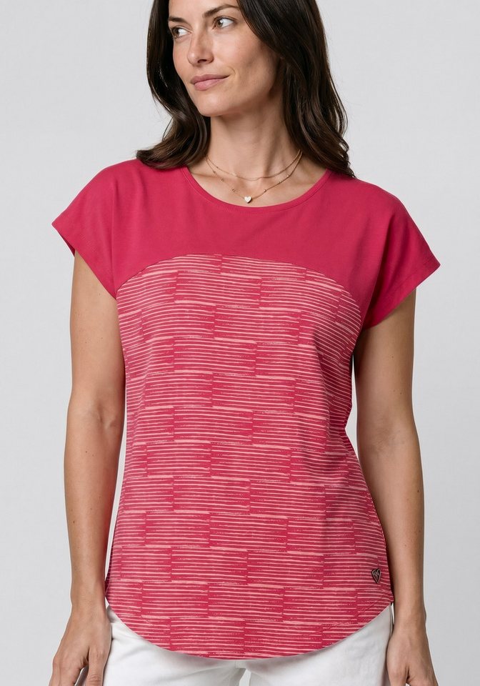 Alife & Kickin Rundhalsshirt FridaAK B vielseitiges Basic-Shirt mit Herzaufnäher und rundem Saum – Bild 2 von 5