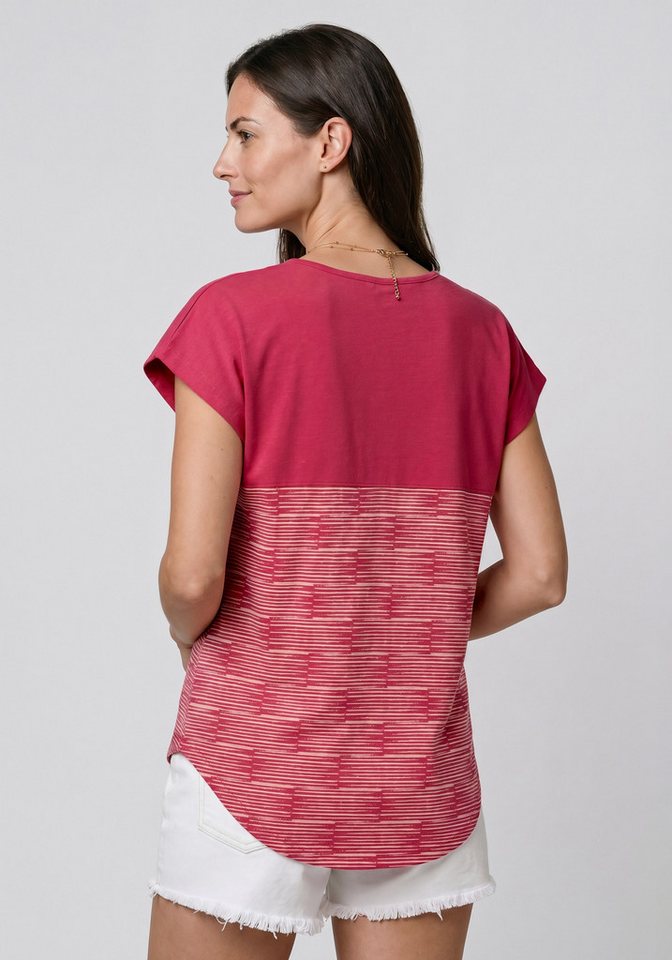 Alife & Kickin Rundhalsshirt FridaAK B vielseitiges Basic-Shirt mit Herzaufnäher und rundem Saum – Bild 3 von 5