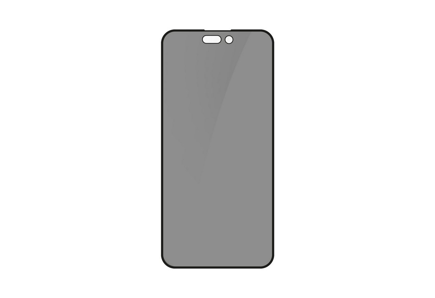 alkaya. Displayschutzglas iPhone 15/iPhone 16 Displayschutzglas Privacy, Panzerglas für iPhone 15, iPhone 16, 9H-Härteglas – Bild 3 von 5