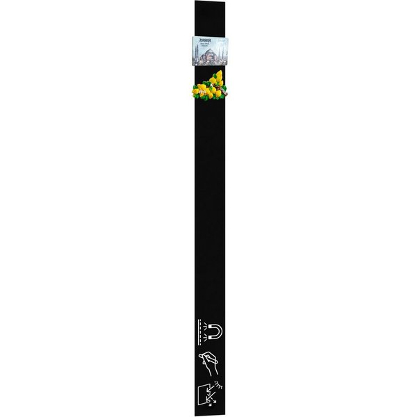 ALLboards Magnettafel Rahmenloses SLIMboard – Kreideoberfläche
