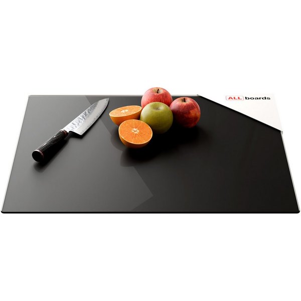 ALLboards Schneidebrett Glas Herdabdeckplatte Schneidebrett 52×60 cm Arbeitsplatte