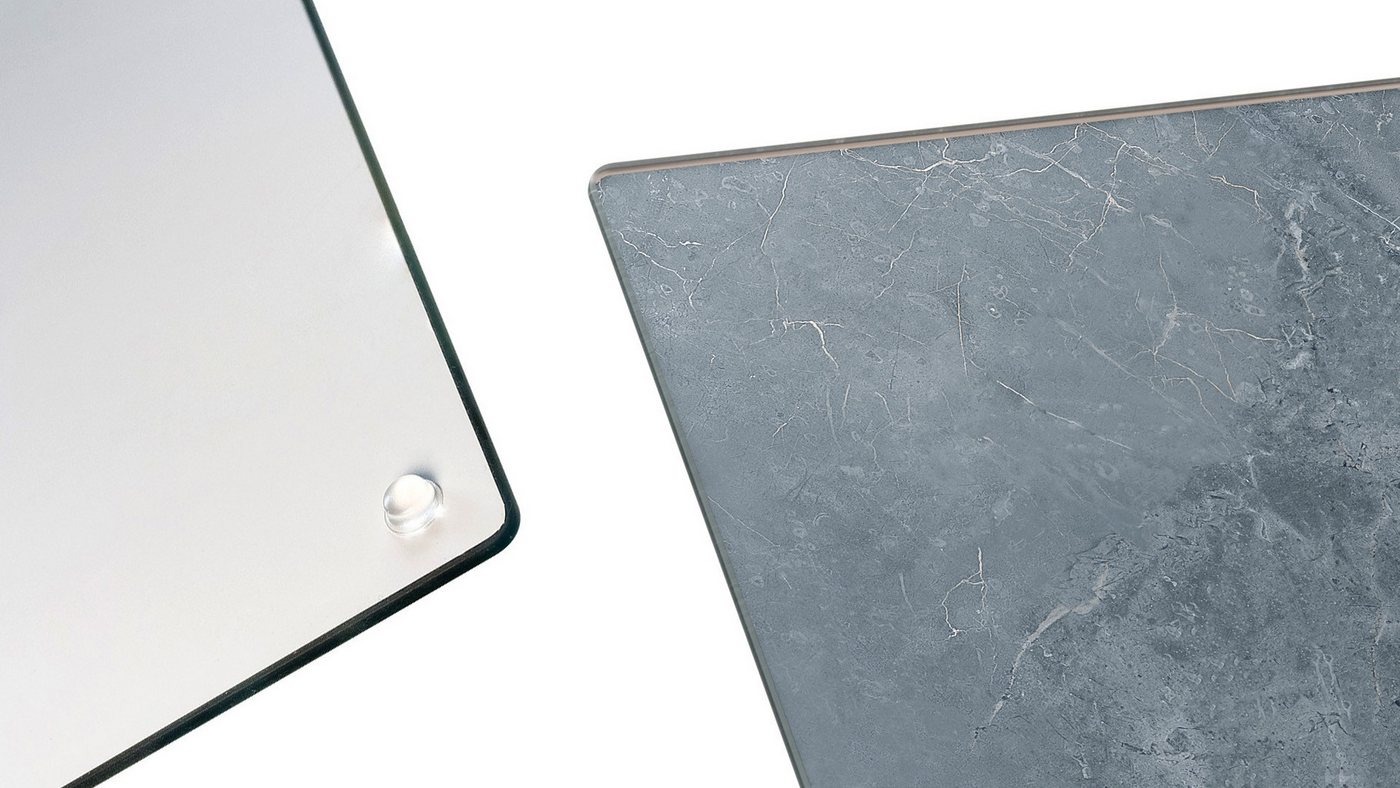 ALLboards Schneidebrett Glas Herdabdeckplatte Schneidebrett Arbeitsplatte Herdschutz, Glas – Bild 5 von 5