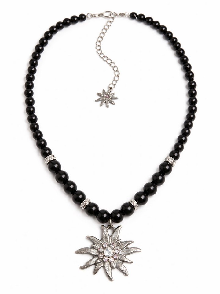 Allgäu Rebell Collier Heidi, mit Edelweiß Anhänger – Bild 2 von 2