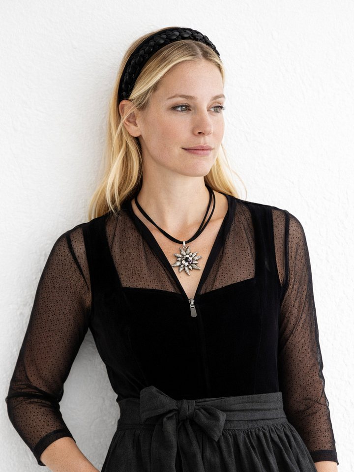 Allgäu Rebell Collier Maria, mit Edelweiß – Bild 2 von 4