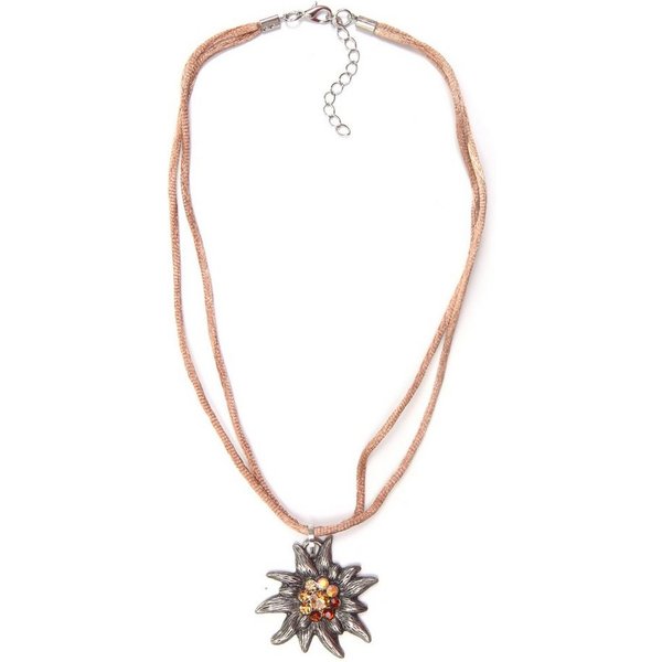 Allgäu Rebell Collier Maria, mit Edelweiß
