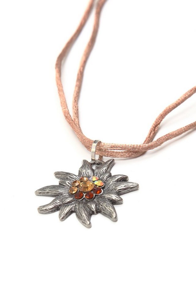 Allgäu Rebell Collier Maria, mit Edelweiß – Bild 3 von 3