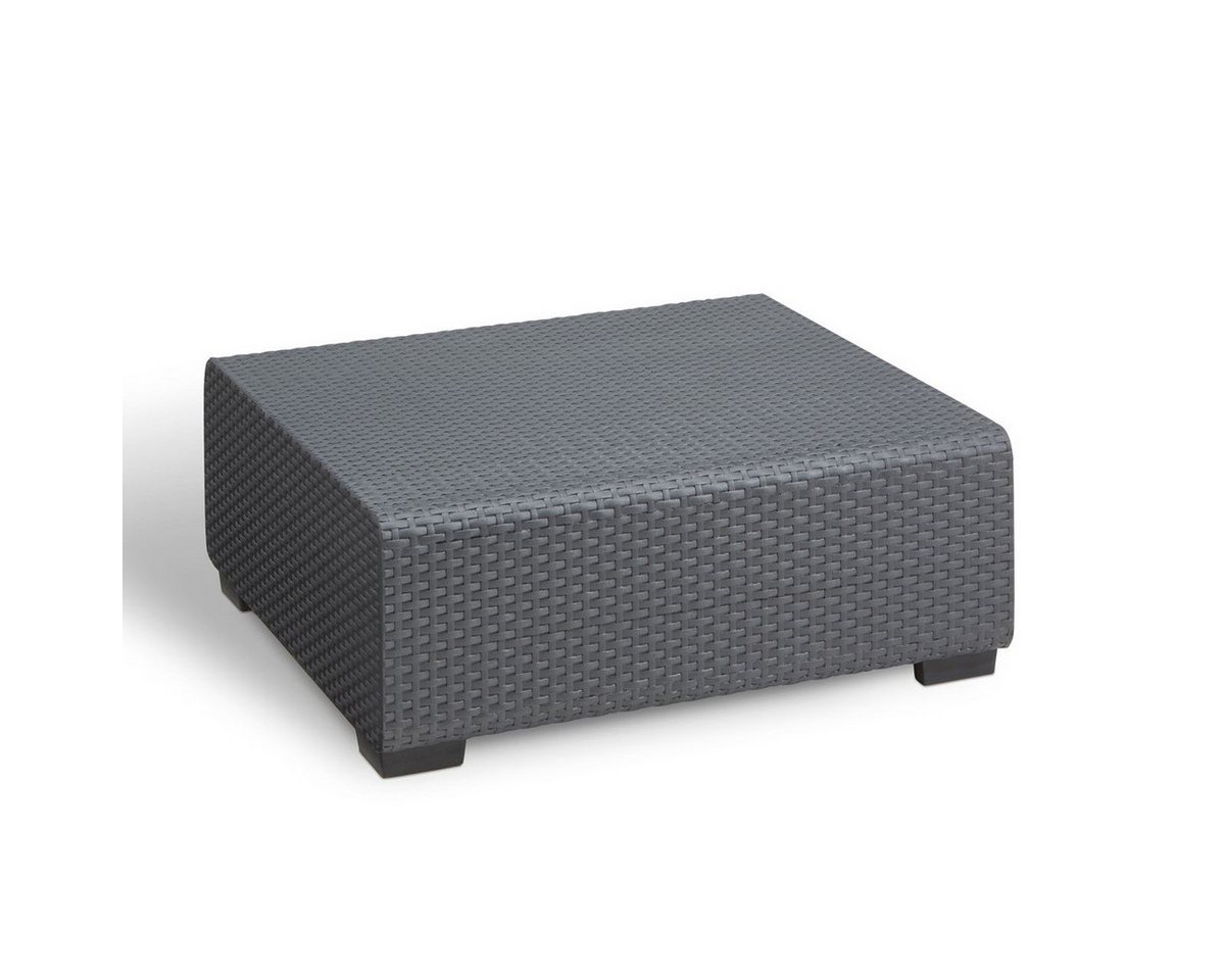 Allibert Gartentisch Salta Tisch/Hocker - wetterfest, Rattanoptik Final SALE – Bild 2 von 2