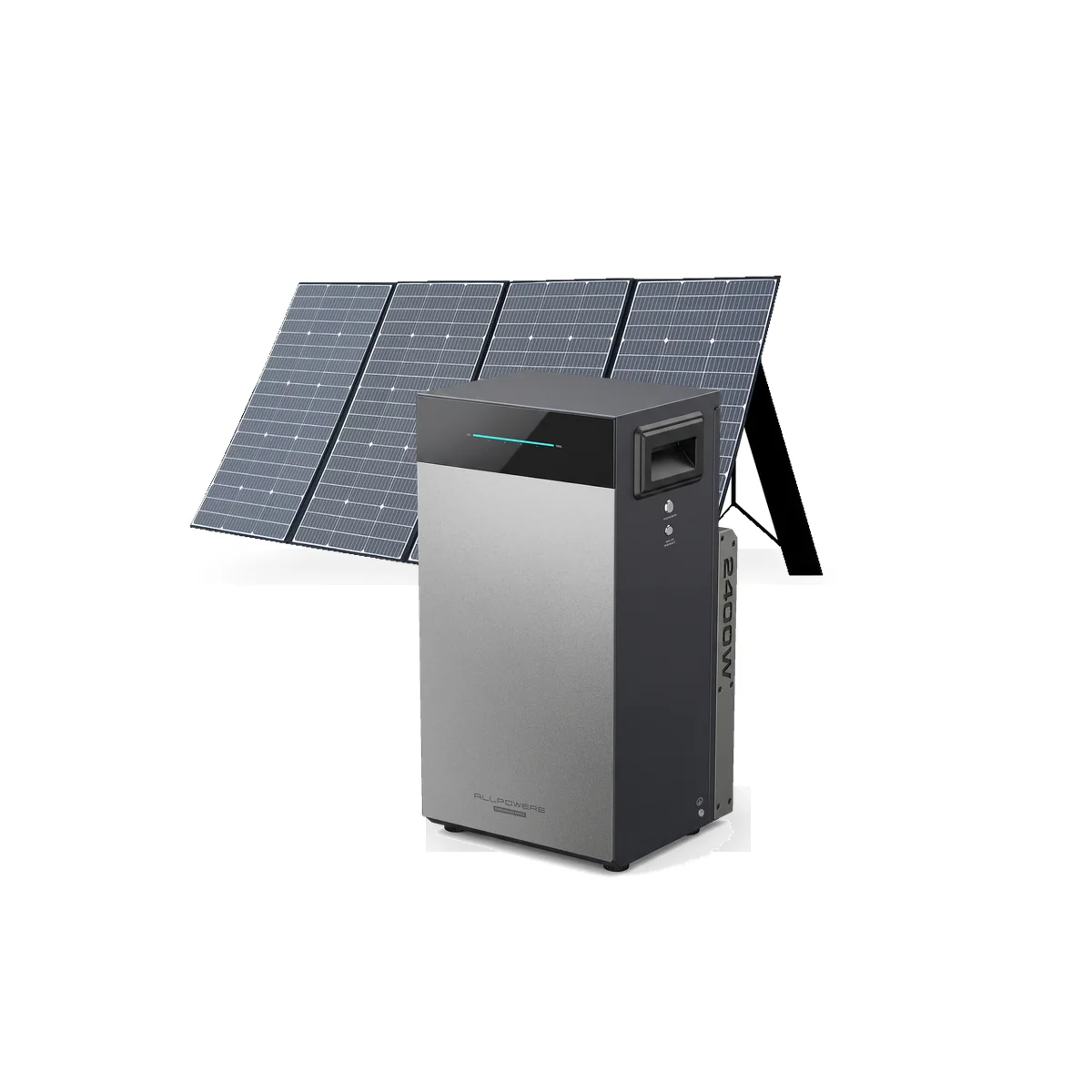 ALLPOWERS BS2500 Balkonkraftwerk Speicher + AP-SP-037 400W Solarpanel Set - BS2500 Pro + 1x SP037
