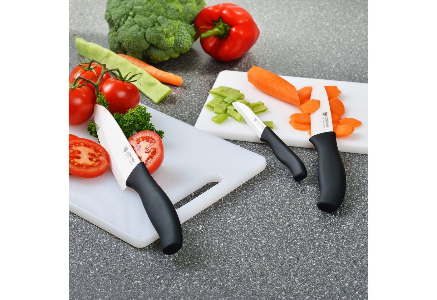GRÄWE Allzweckmesser GRÄWE Keramik-Messerset 3-teilig – Bild 3 von 5