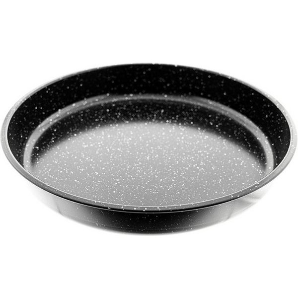 Almina Backblech 3er Set Backblech aus Granit Schwarz 32/36/40 cm Backofenblech, (3-St)