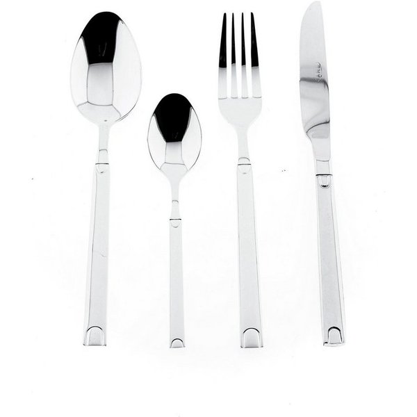 Almina Besteck-Set 84 teiliges Besteckset mit Design Edelstahl 18/10 für 12 Personen (84-tlg), 12 Personen, Edelstahl, Edelstahl 16/10, 84-teilig, für 12 Person