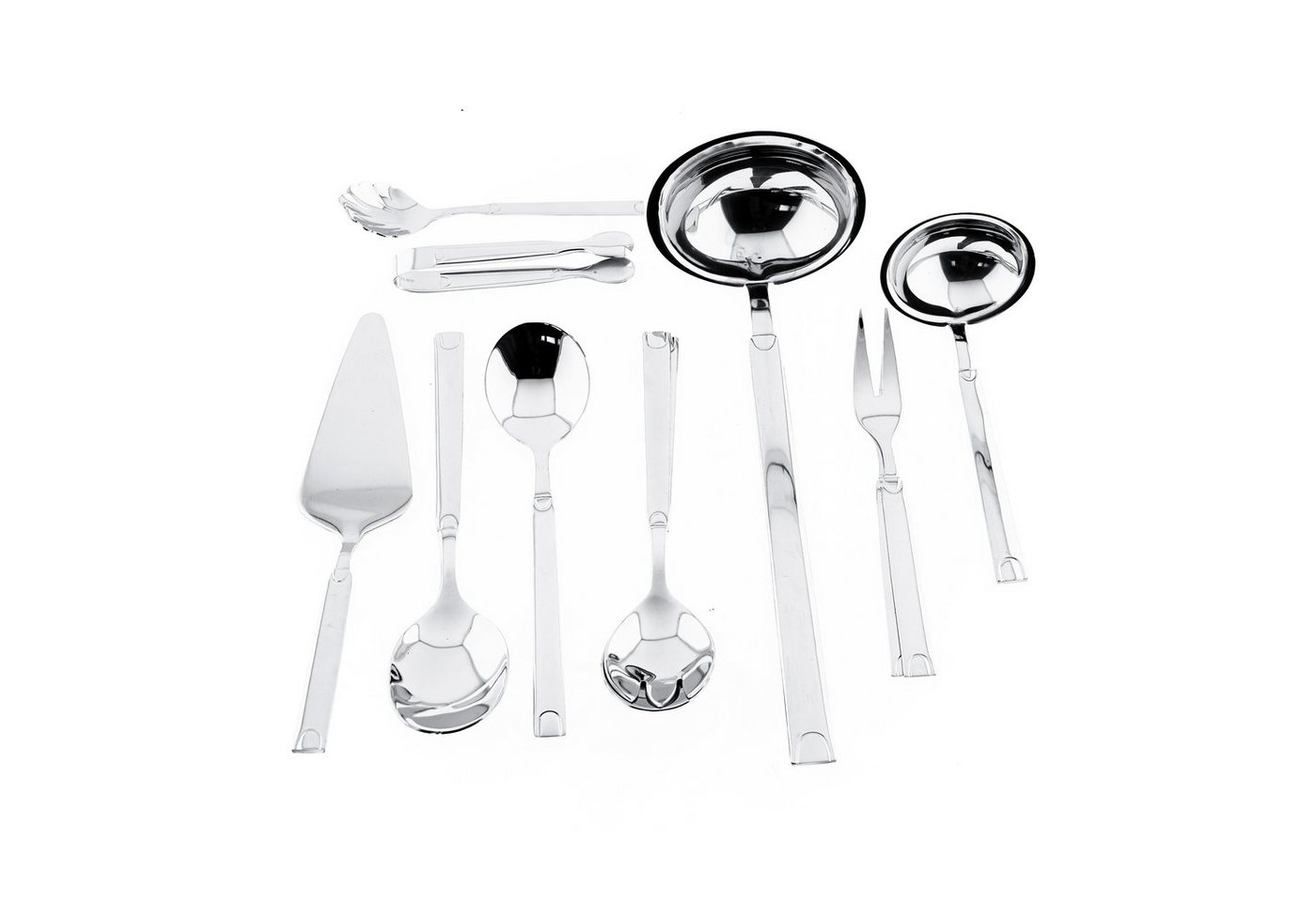 Almina Besteck-Set 84 teiliges Besteckset mit Design Edelstahl 18/10 für 12 Personen (84-tlg), 12 Personen, Edelstahl, Edelstahl 16/10, 84-teilig, für 12 Person – Bild 2 von 5