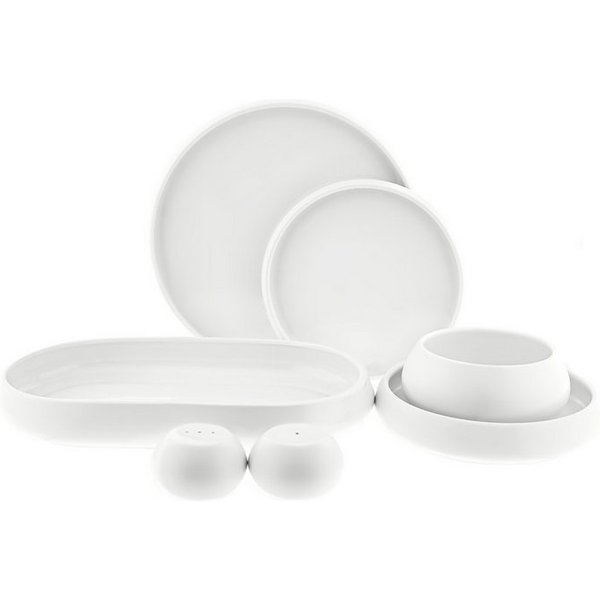 Almina Geschirr-Set „Lissa Bonna“, 27-teilig aus Porzellan für 6 Personen (27-tlg), 6 Personen, Porzellan, für 6 Personen