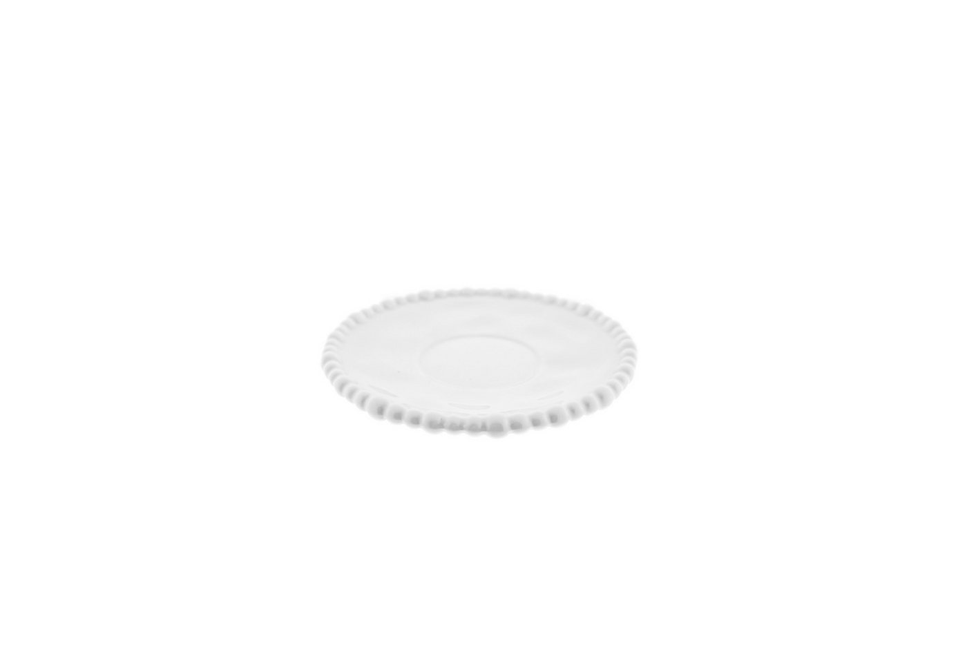 Almina Kaffeeservice Pearly Kaffeetassen-Set mit Untertellern 180 ml aus Porzellan - 12-tlg (12-tlg), 6 Personen, Porzellan – Bild 4 von 5