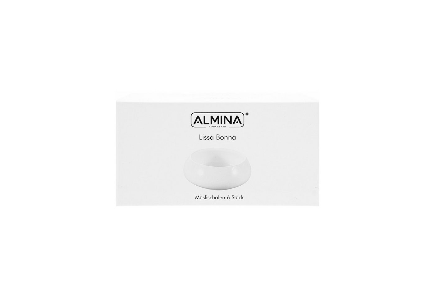 Almina Müslischale Lissa Bonna, Porzellan, (Packung, 6-tlg), aus hochwertigem Porzellan, 12 x 4,5 cm – Bild 5 von 5