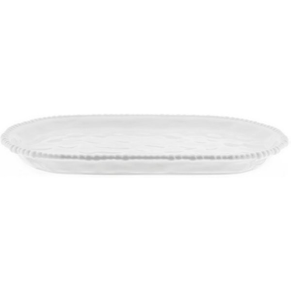Almina Schale Pearly Servierschale aus hochwertigem Porzellan - Elegant & zeitlos, Porzellan, (Packung, 1-tlg)