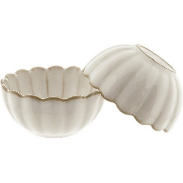 Almina Suppenschale Bloomy 6er-Set aus hochwertigem Porzellan - 13 x 5,5 cm, Porzellan, (6-tlg)