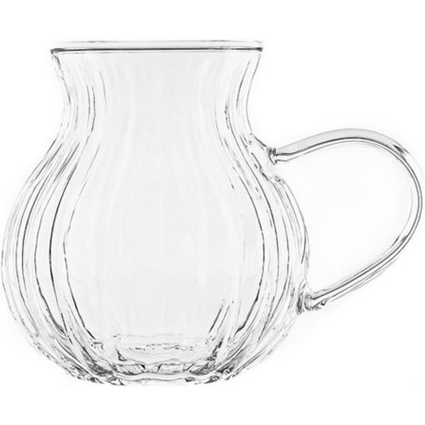 Almina Teeglas Luana La Manila, 6-tlg., Glas, 6-teiliges Gläser-Set mit Henkel, 220 ml