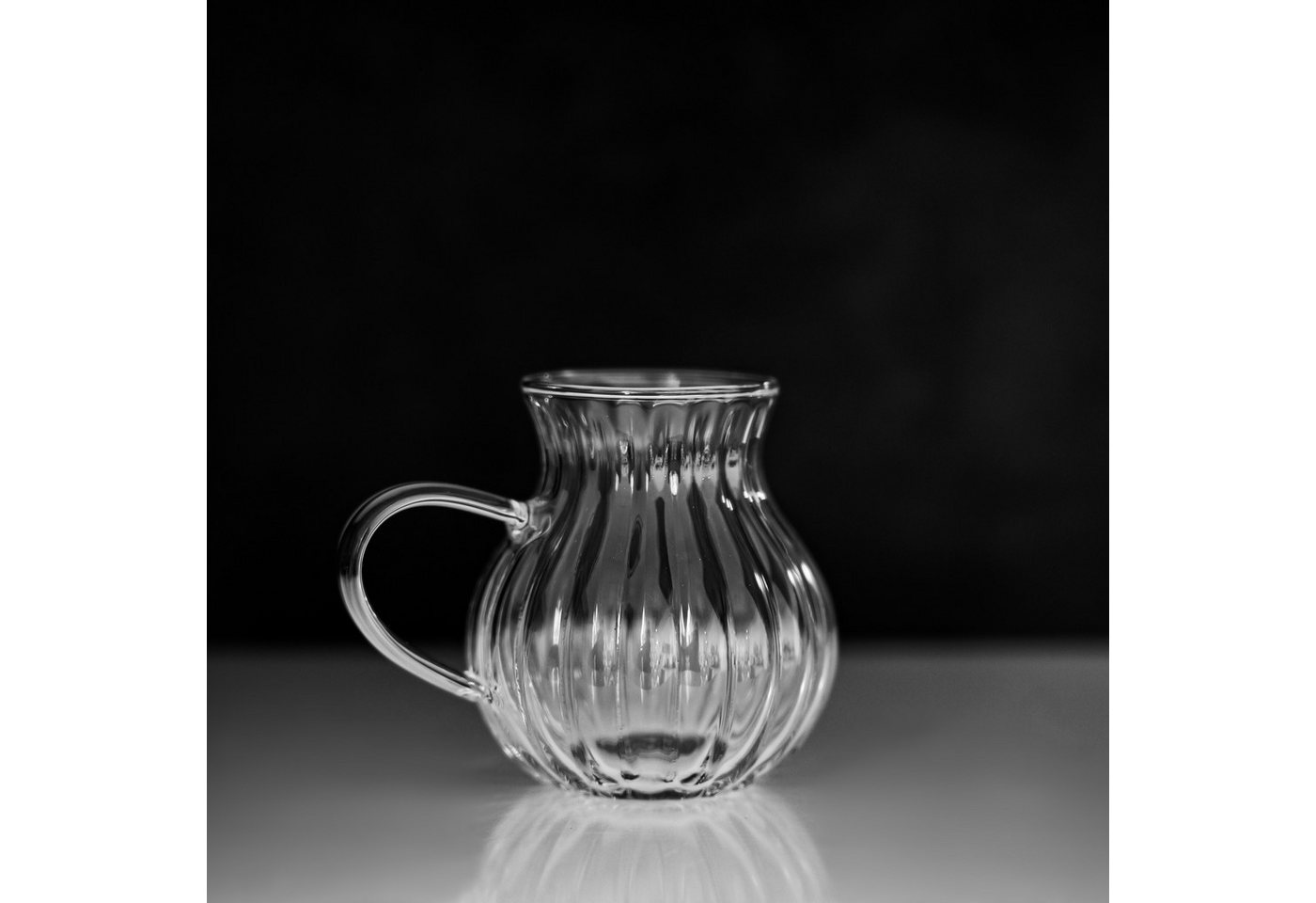 Almina Teeglas Luana La Manila, 6-tlg., Glas, 6-teiliges Gläser-Set mit Henkel, 220 ml – Bild 3 von 5