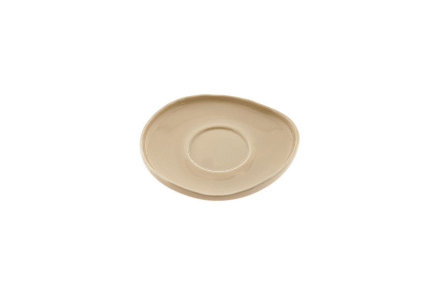 Almina Untertasse Wave Biscuit, (6 St), aus hochwertigem Porzellan, 12,5 x 1,5 cm – Bild 2 von 4