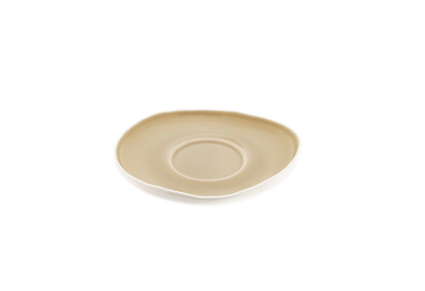 Almina Untertasse Wave Cream, (6 St), aus hochwertigem Porzellan, 12,5 x 1,5 cm – Bild 2 von 4