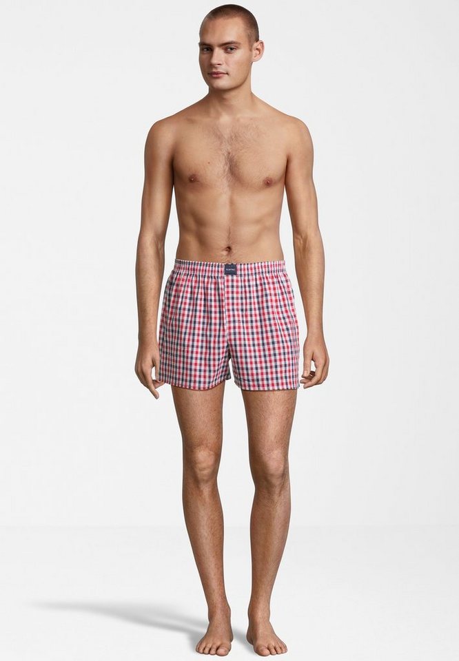 Almonu Boxershorts 3er Pack Web (Spar-Set, 3-St) Boxershorts - Baumwolle - mit Eingriff - Atmungsaktiv – Bild 5 von 5
