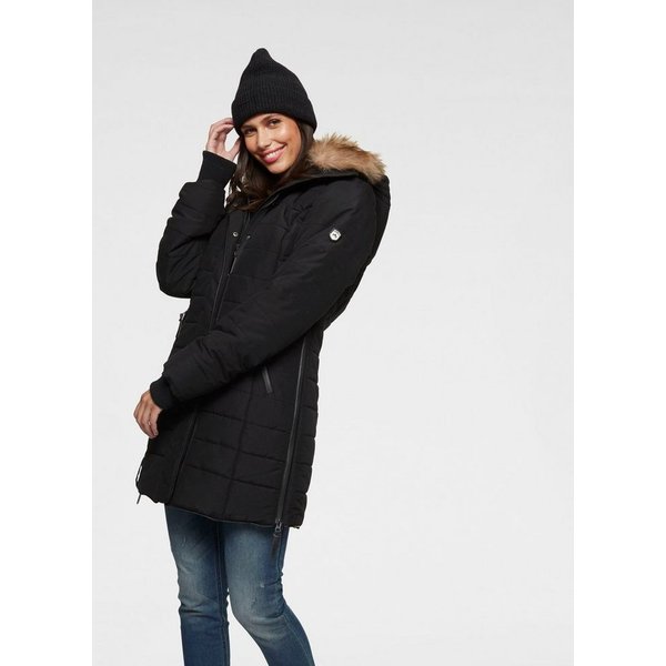 ALPENBLITZ Winterjacke Bern leichter Webstoff, mit abnehmbarer, verstellbarer Kapuze