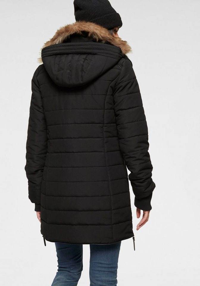 ALPENBLITZ Winterjacke Bern leichter Webstoff, mit abnehmbarer, verstellbarer Kapuze – Bild 2 von 5