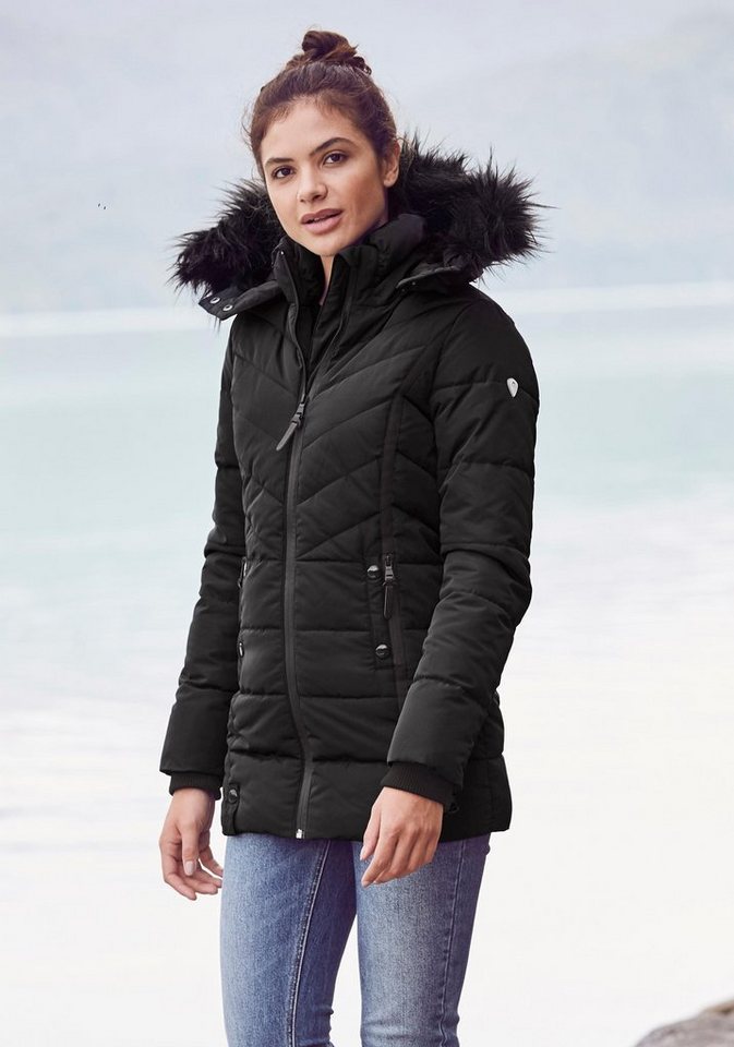 ALPENBLITZ Winterjacke Pistenglück leichtes Webmaterial, sportlicher Stil, figurumspielender Schnitt – Bild 2 von 5