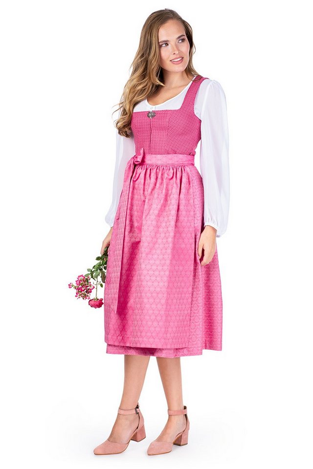 Alpenfee Tracht Dirndlbluse Dirndlbluse - FENJA CHIFFON - weiß – Bild 4 von 4