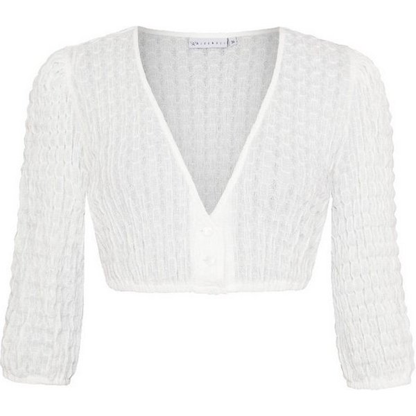 Alpenfee Tracht Dirndlbluse Dirndlbluse - PIRA - weiß