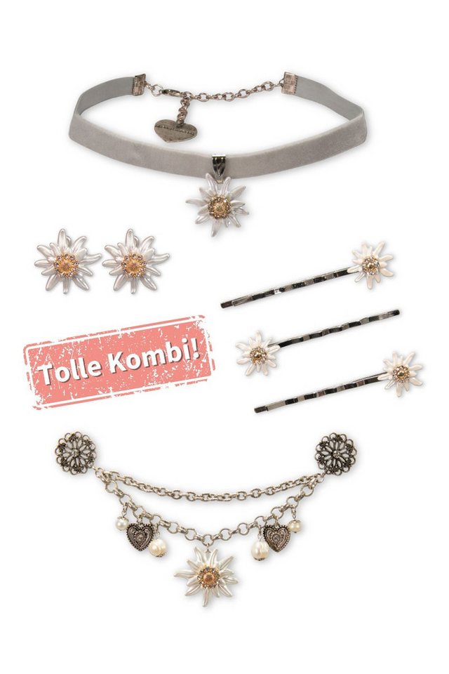 Alpenflüstern Ohrhänger-Set Ohrstecker - GRETA MINI - bicolor – Bild 2 von 2