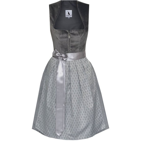 Alpenmärchen Dirndl Dirndl Adriana in grau - ALM1017
