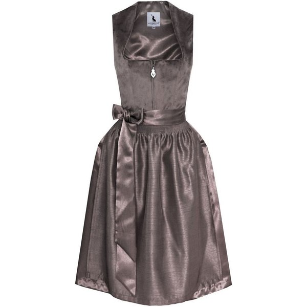 Alpenmärchen Dirndl Dirndl Karolina in grau - ALM1011