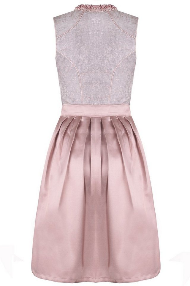Alpenmärchen Dirndl Midi Dirndl Rosenblatt - ALM520 – Bild 4 von 5