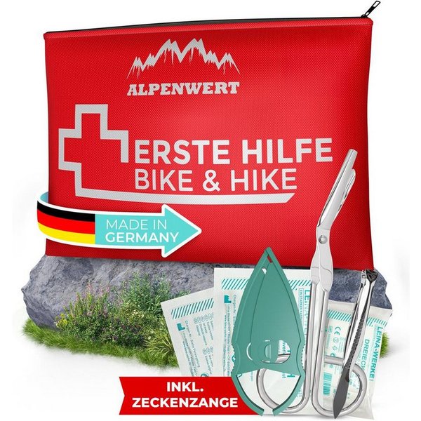Alpenwert Erste-Hilfe-Set Erste-Hilfe-Set Traveller DIN 13167, Erste Hilfe Set Outdoor