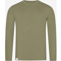 ALPENWERT Longsleeve Herren, Größe M in Grün